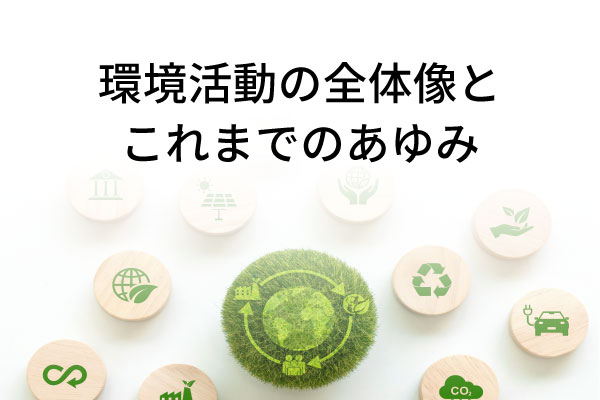 環境活動の全体像とこれまでのあゆみ