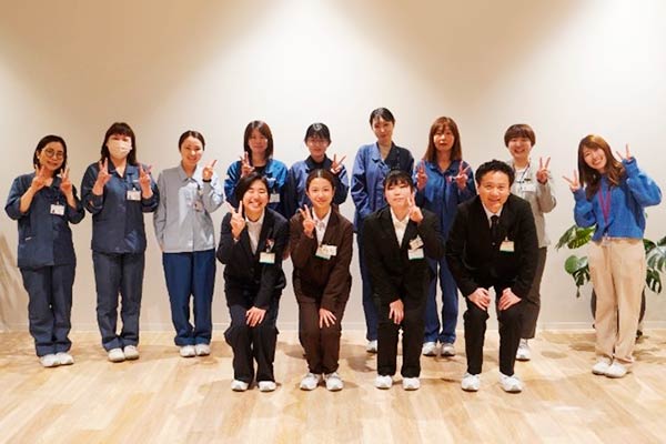 長野高専のチーム「たけの粉」の皆様の会社見学会の様子1