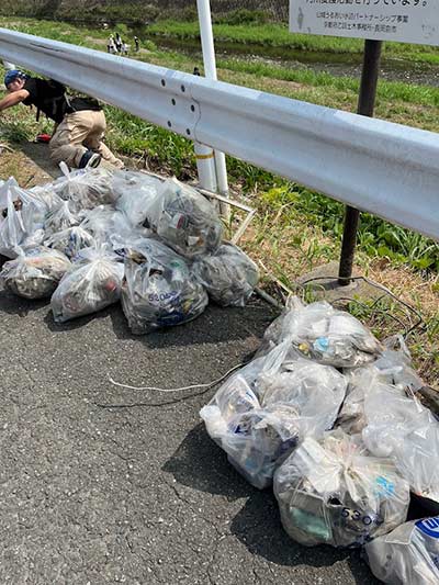 小畑川クリーン作戦2025の様子3