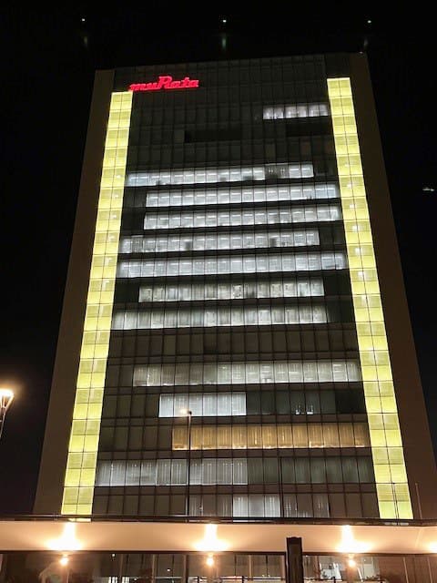 ライトアップの様子