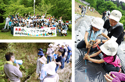 5月の「ムラタの森」活動風景