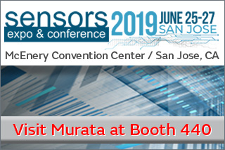 Murata to exhibit at the Sensors Expo & Conference 2019