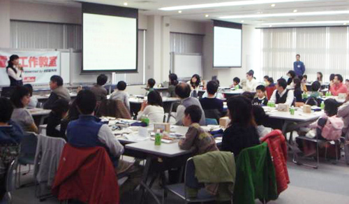 11/3に東京支社で電子工作教室を開催した時の写真