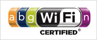 Wi-Fi® certified logo from Wi-Fi Alliance®