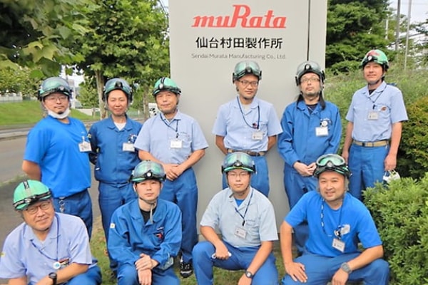 Image of staff responsible at Sendai Murata Manufacturing Co., Ltd.
