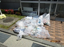 拾ったゴミは色々な物がありました・・・