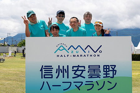 信州安曇野ハーフマラソンの様子2