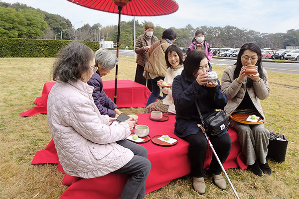 抹茶ご提供によるおもてなし