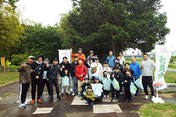 七北田川クリーン運動の様子2